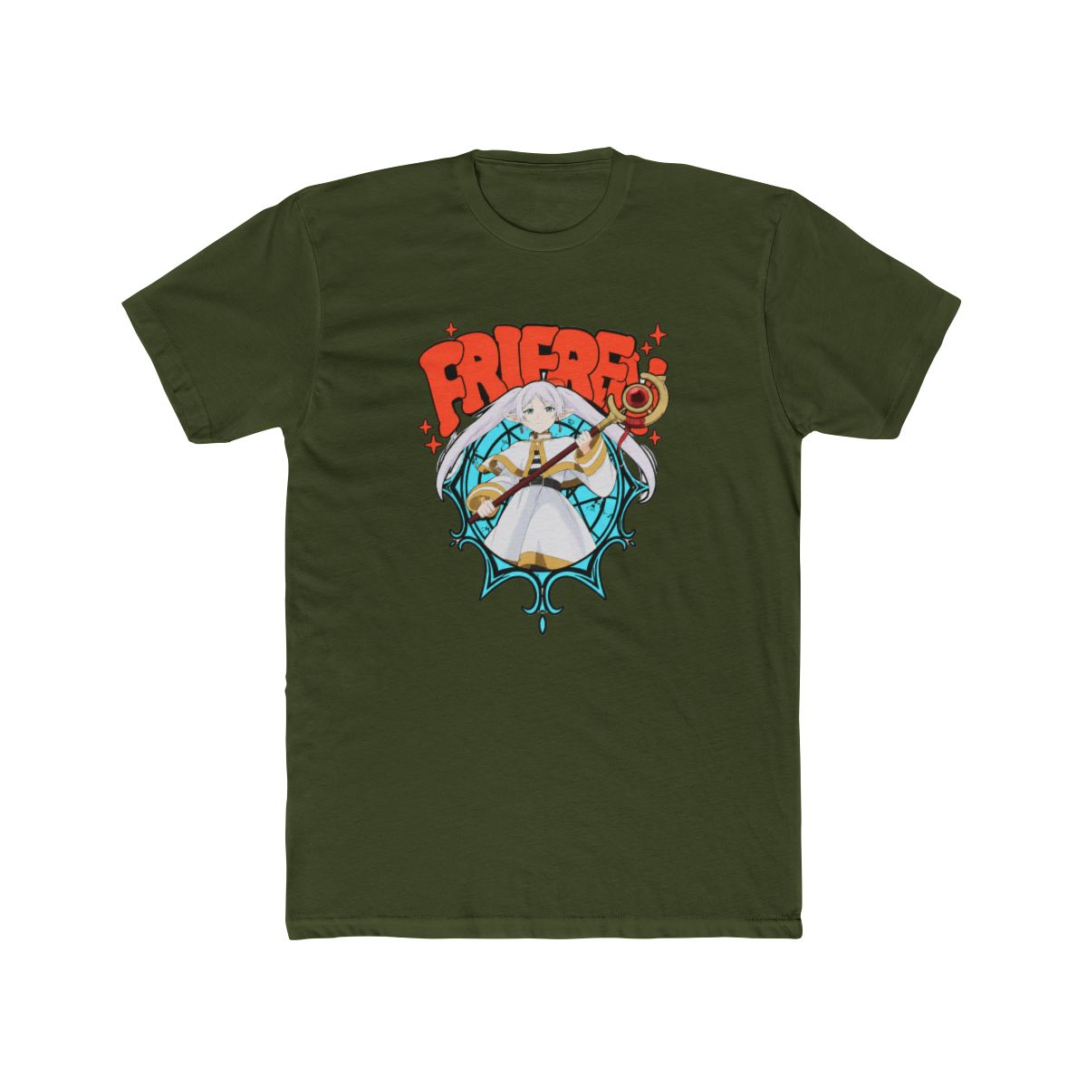 Frieren: Beyond Journey's End Puff Print T Shirt - alternate angle 3, merchandise