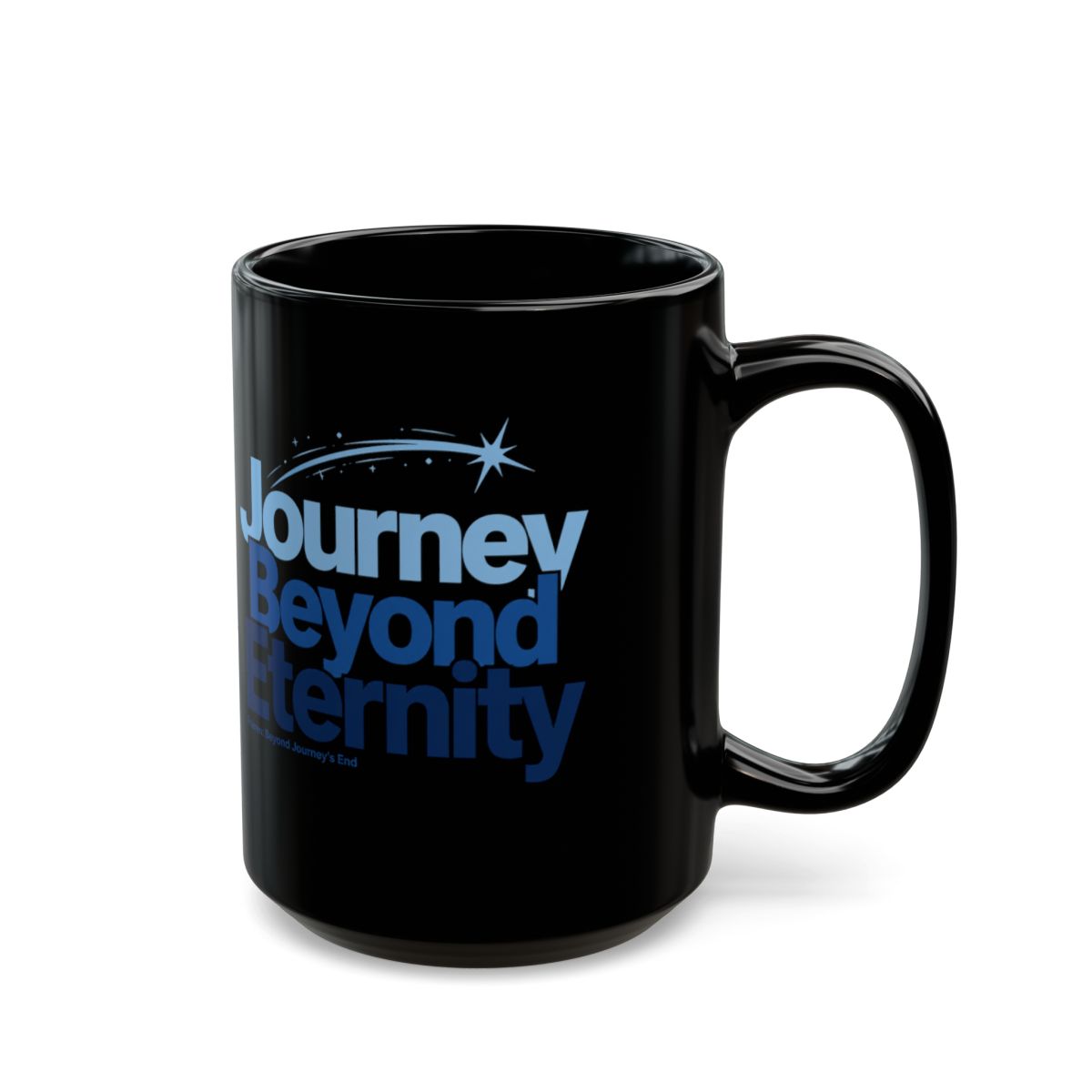 Frieren: Beyond Journey's End "End. The main text reads:" Mug 2 - alternate angle 5, merchandise