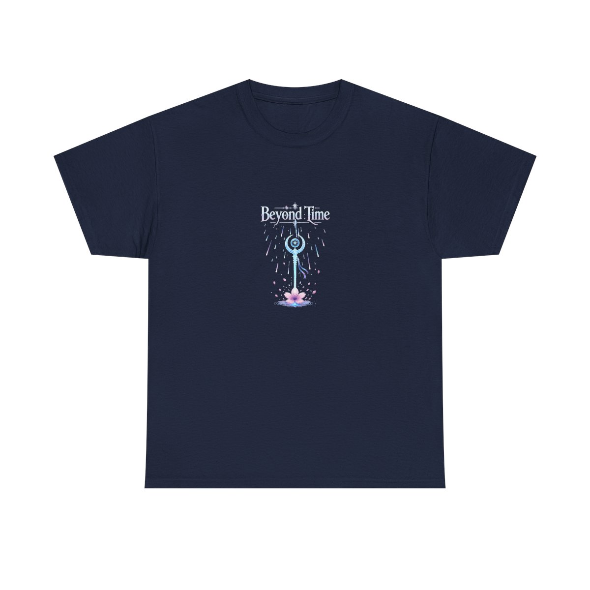 Frieren: Beyond Journey's End "Frieren Journey staff cherry" Unisex Tee - alternate angle 3, merchandise