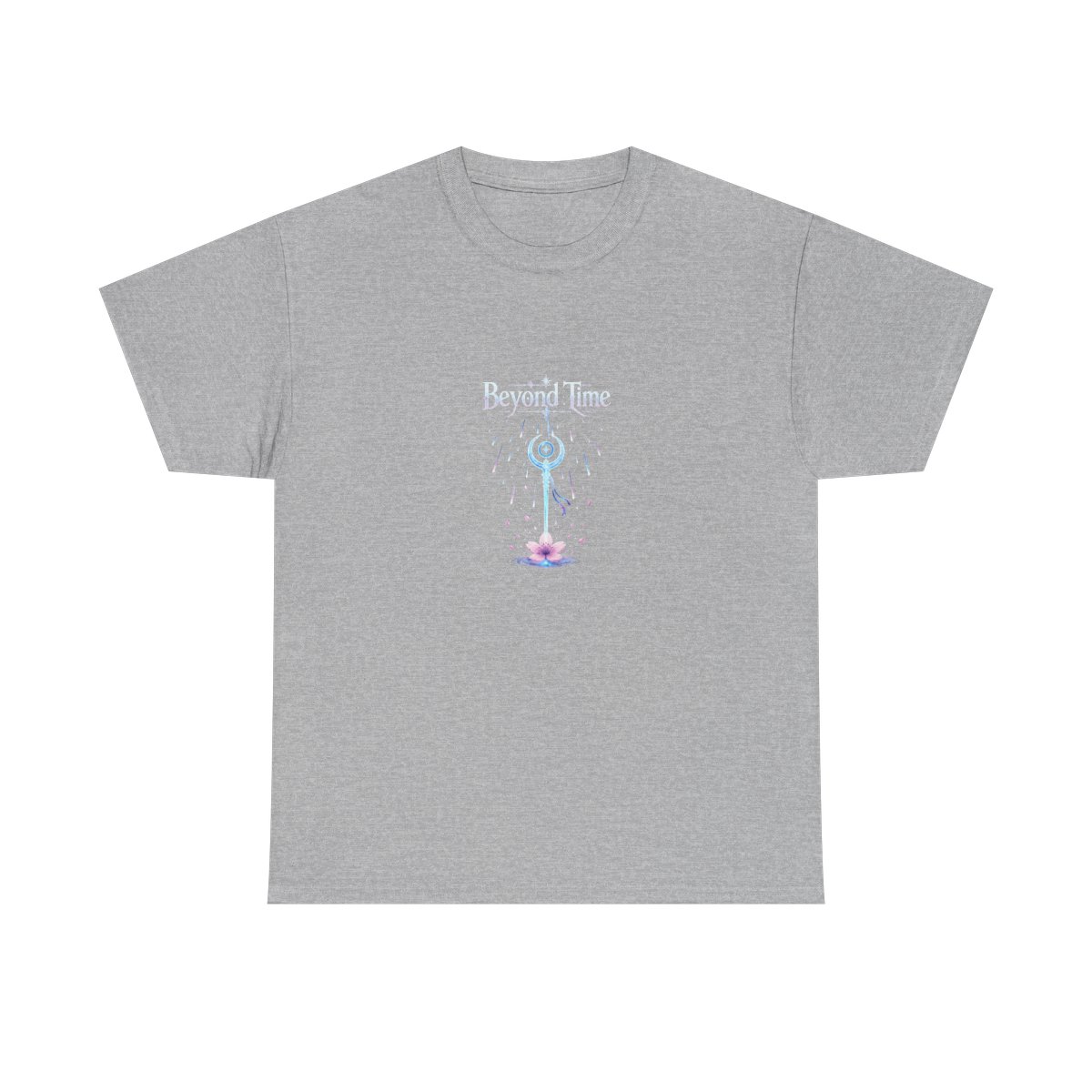 Frieren: Beyond Journey's End "Frieren Journey staff cherry" Unisex Tee - alternate angle 2, merchandise