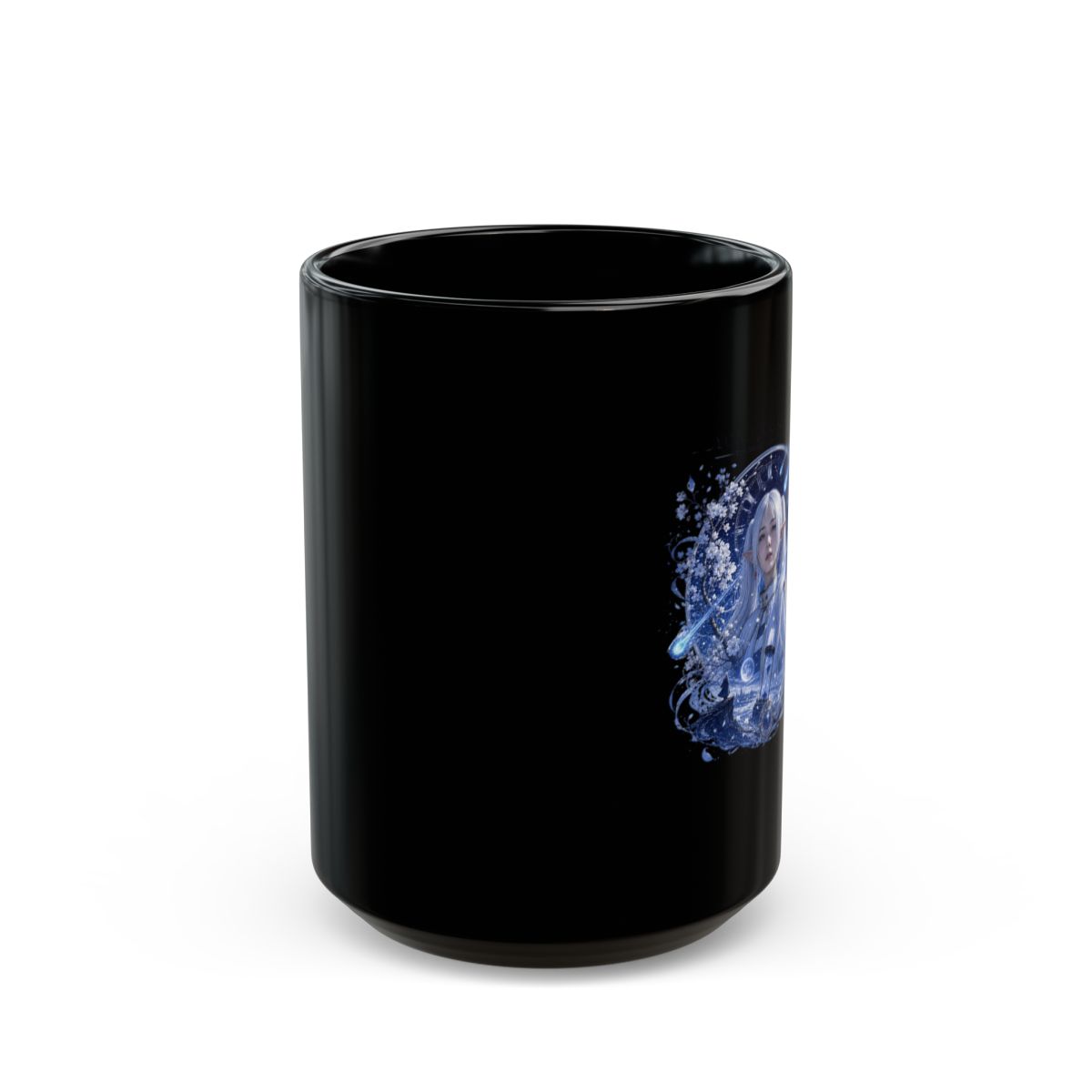 Frieren: Beyond Journey's End "Frieren: Beyond Journey" Black Mug - alternate angle 2, merchandise