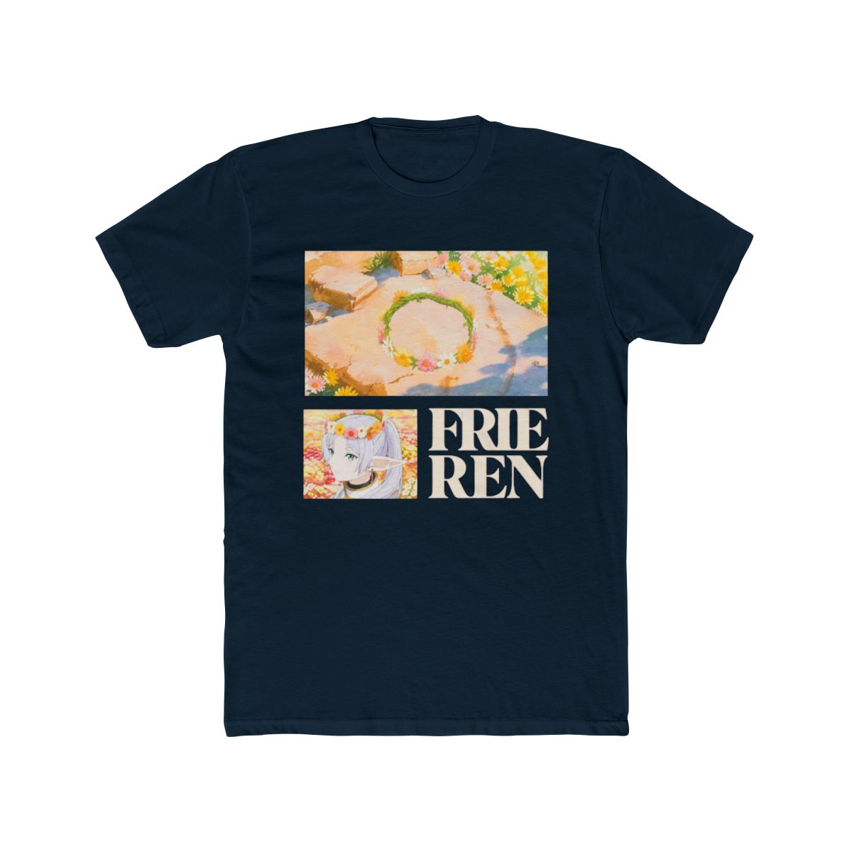 Frieren: Beyond Journey's End - Frieren Flower Crown T Shirt - Crunchyroll Exclusive | Frieren Beyond Journeys End - alternate angle 2, merchandise