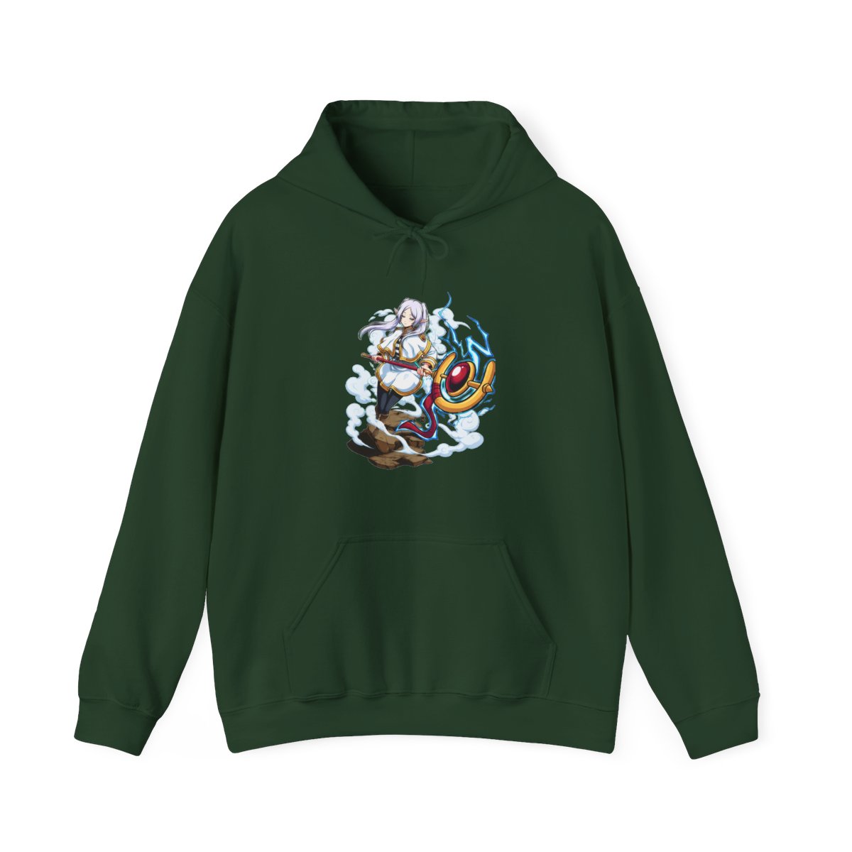 Frieren: Beyond Journey’s End Elf Mage Anime Hoodie - alternate angle 5, merchandise
