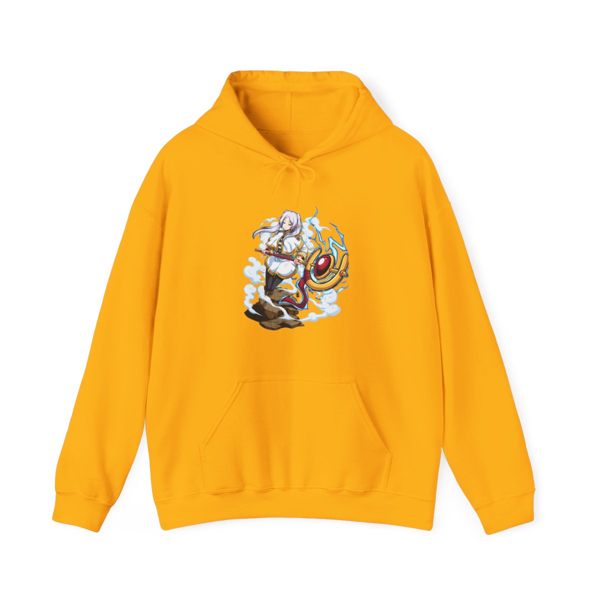 Frieren: Beyond Journey’s End Elf Mage Anime Hoodie - alternate angle 4, merchandise